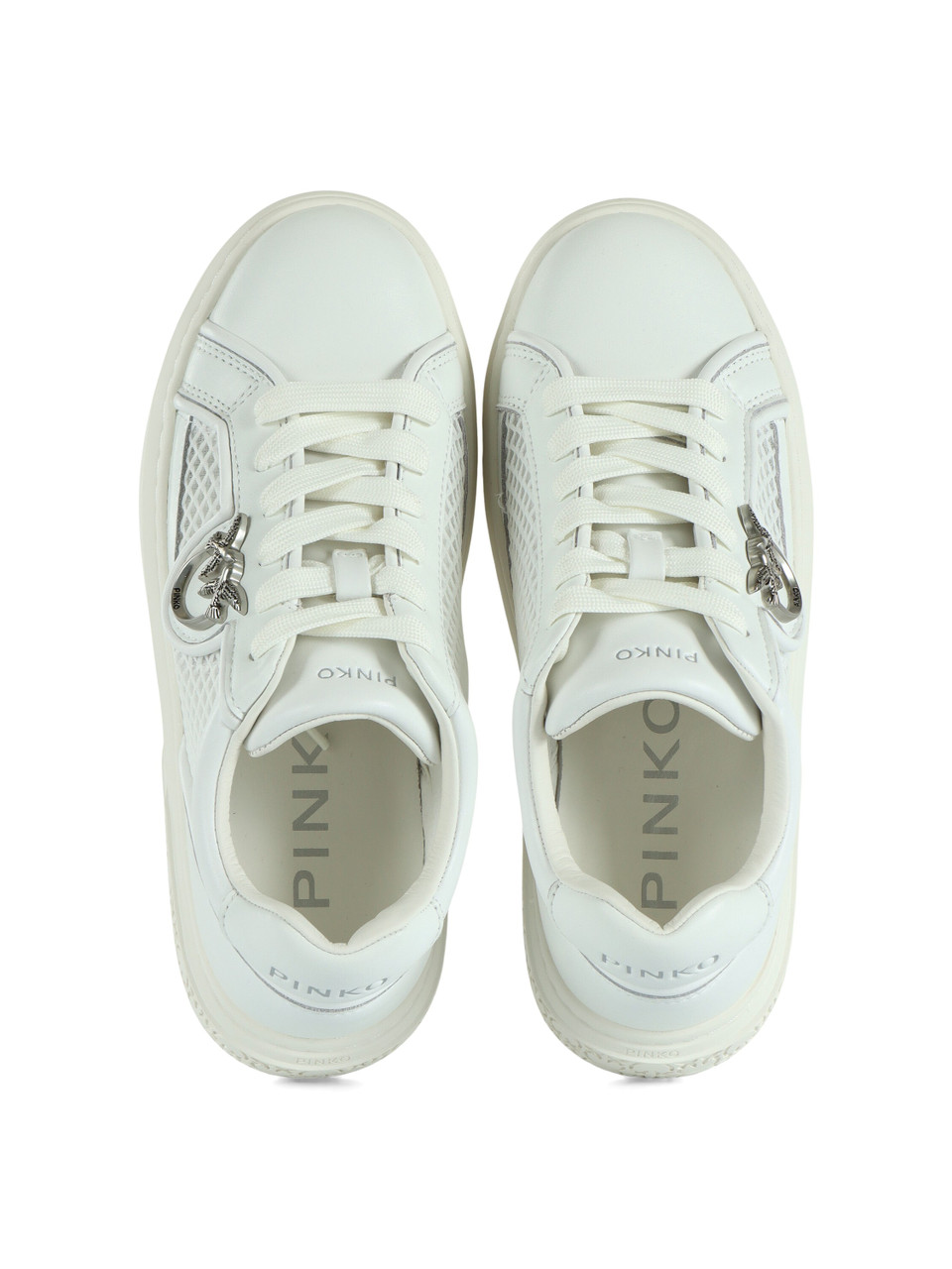 BIANCO | Sneakers in pelle e tessuto YOKO 33