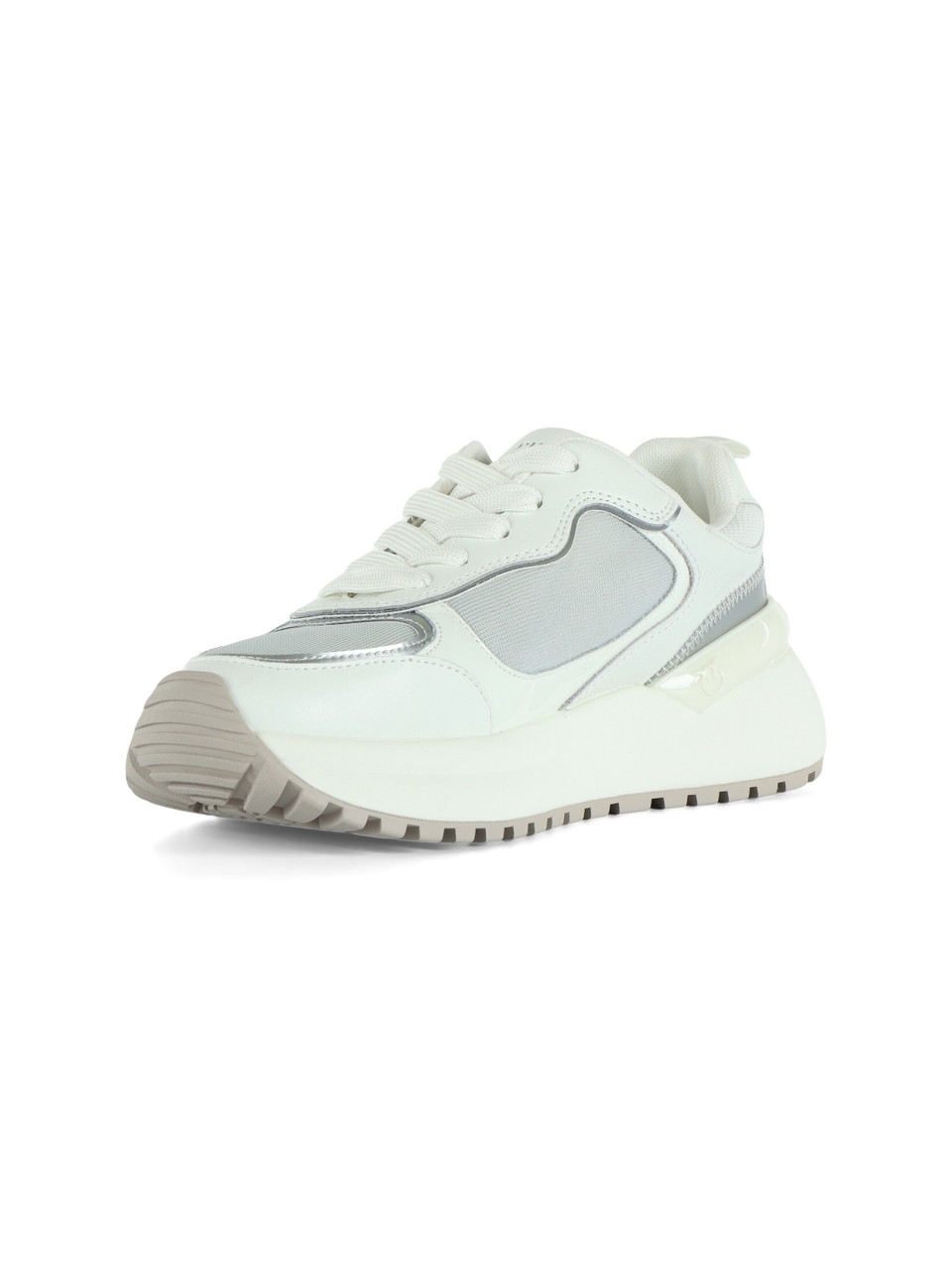 BIANCO | Sneakers in pelle e tessuto GEM 14