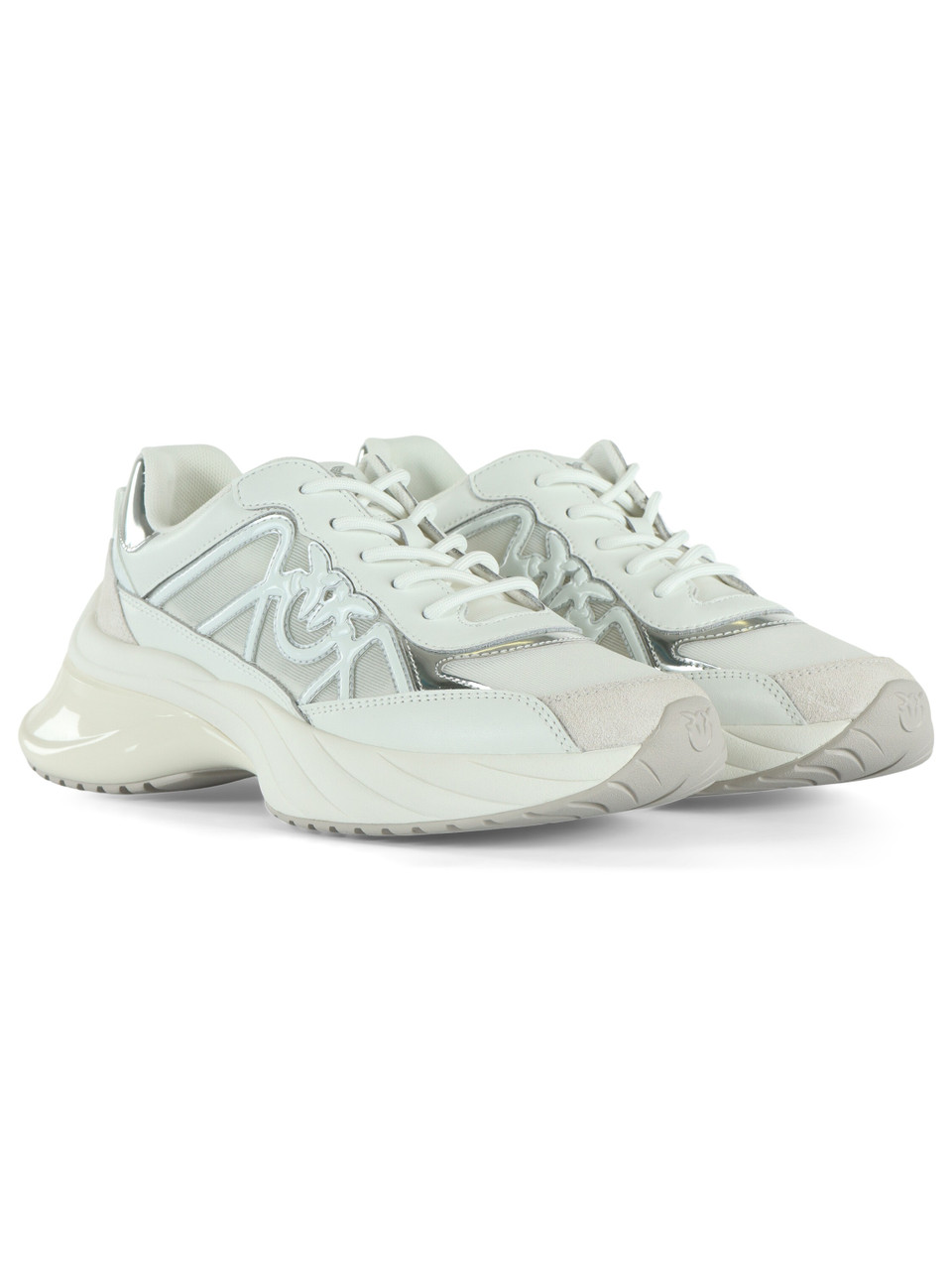 BIANCO | Sneakers in pelle e tessuto ARIEL 33