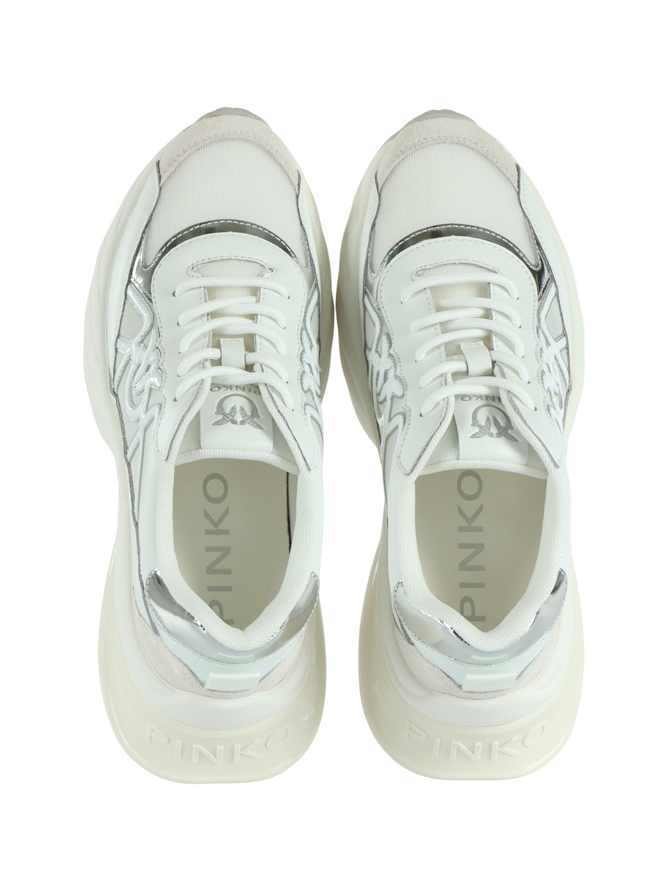 BIANCO | Sneakers in pelle e tessuto ARIEL 33
