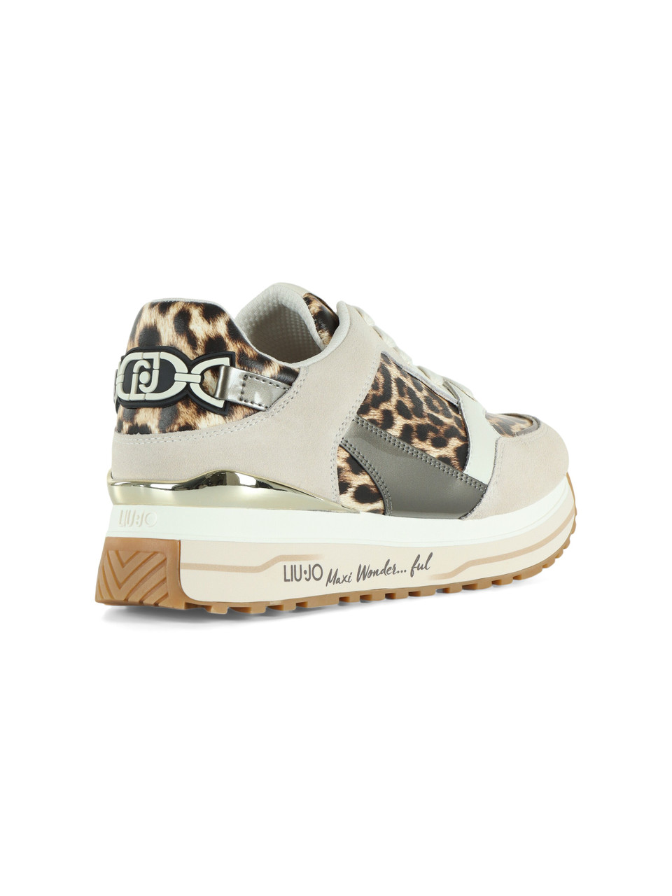 BEIGE | Sneakers in pelle e tessuto MAXI WONDER PLUS 02