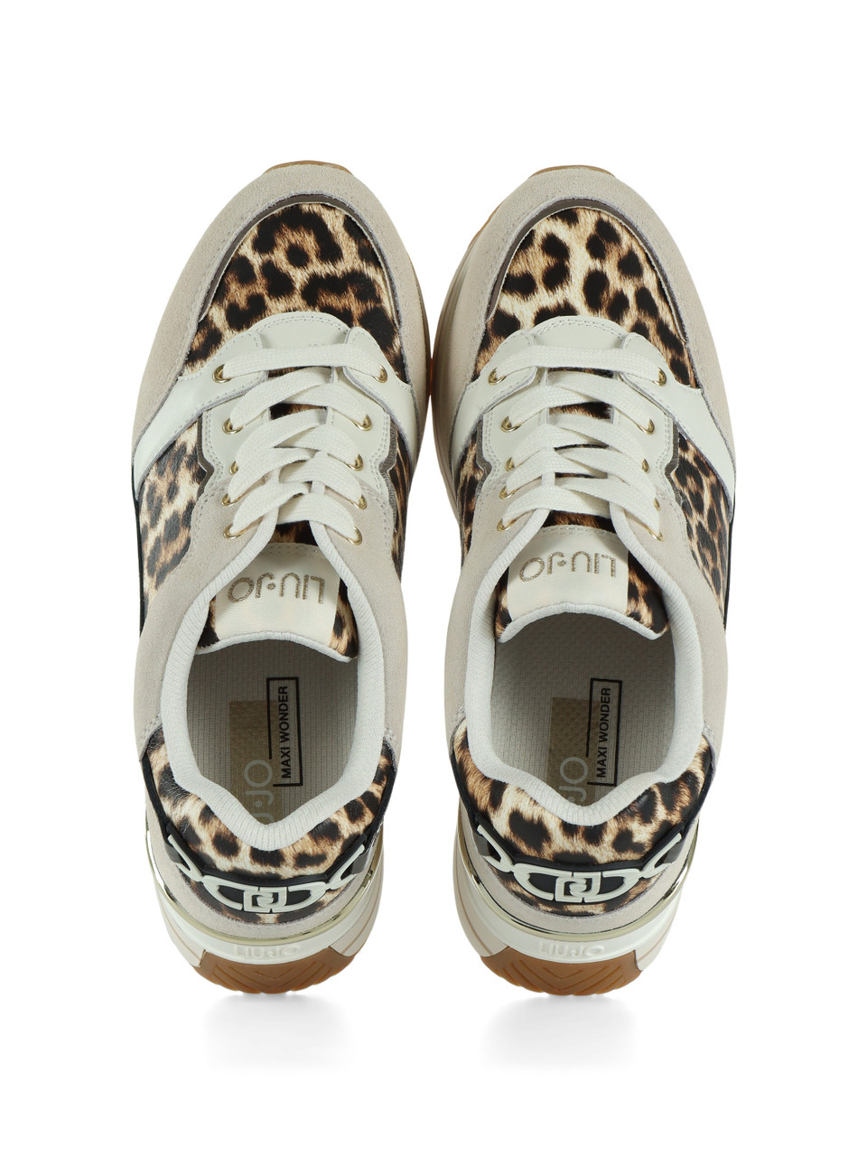 BEIGE | Sneakers in pelle e tessuto MAXI WONDER PLUS 02