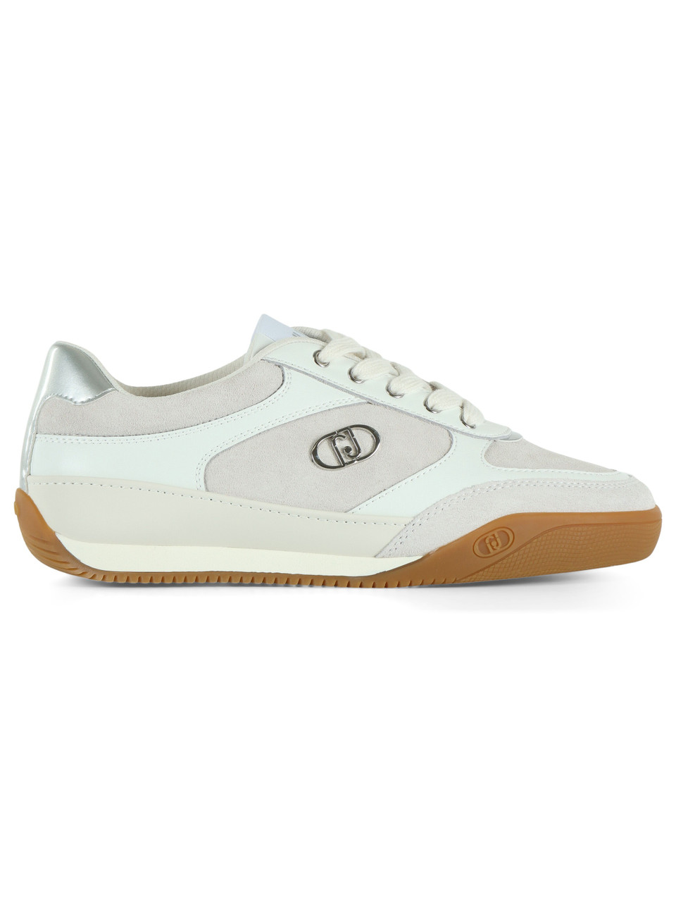 WEISS | Sneakers aus Leder und Veloursleder LEWIS 01