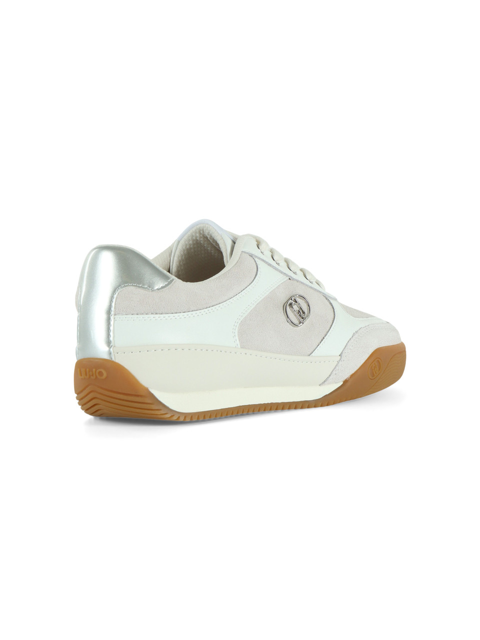 WEISS | Sneakers aus Leder und Veloursleder LEWIS 01