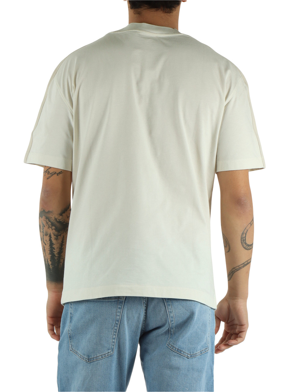 PANNA | T-shirt in cotone con ricamo logo