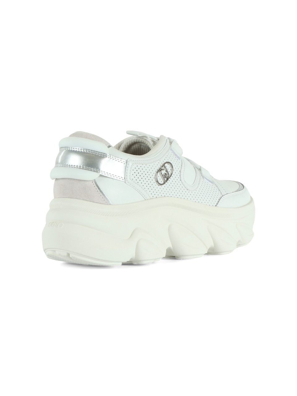 BIANCO | Sneakers STEFFY 02 in pelle e tessuto