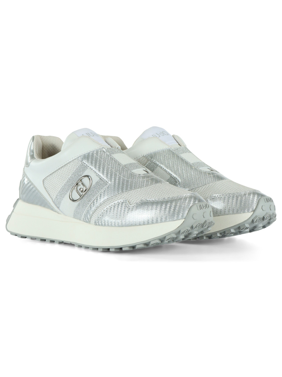 ARGENTO | Sneakers slip LOLO 21 con placca logo