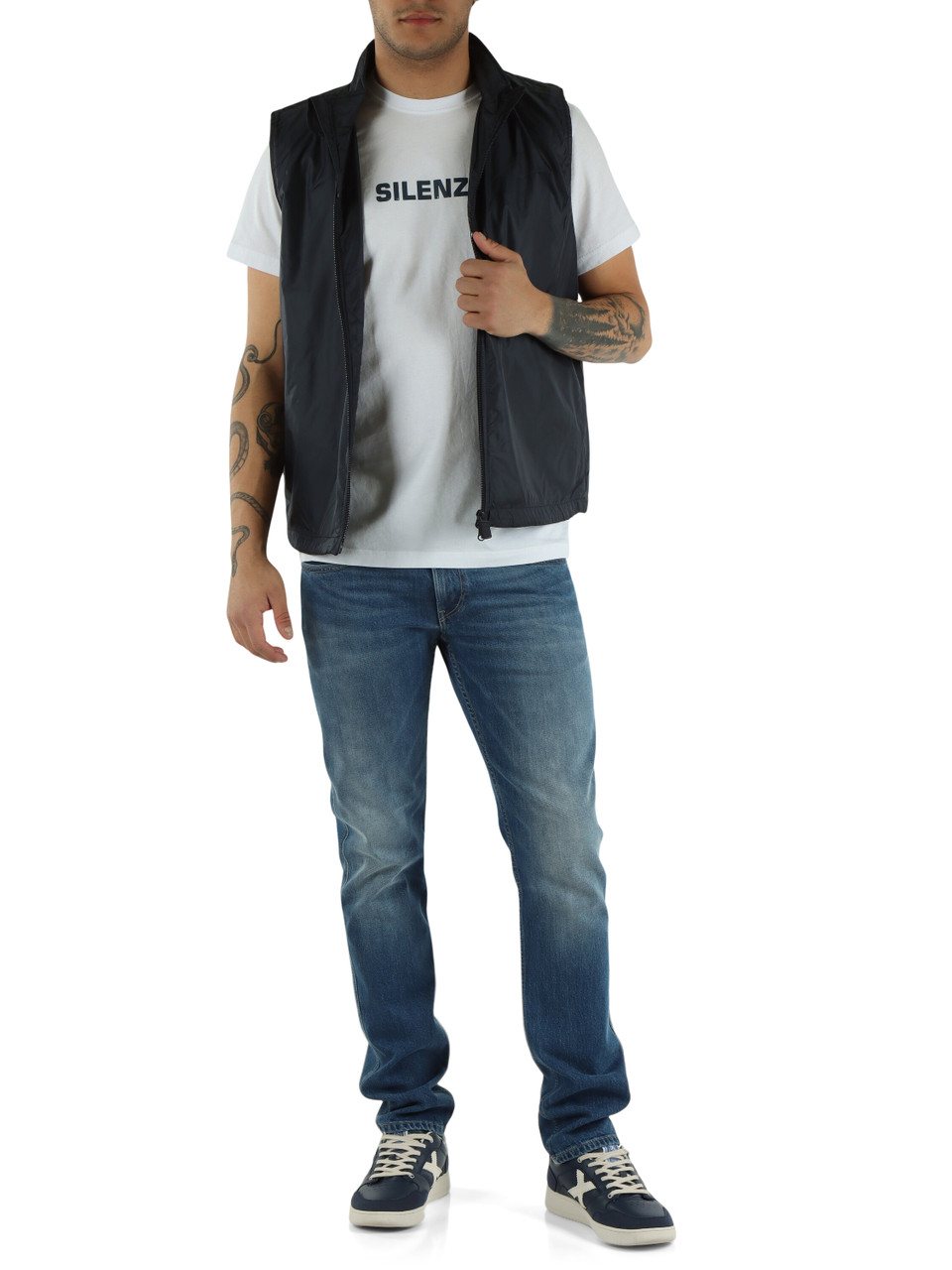 BLU SCURO | Smanicato Vernes con imbottitura Thermore