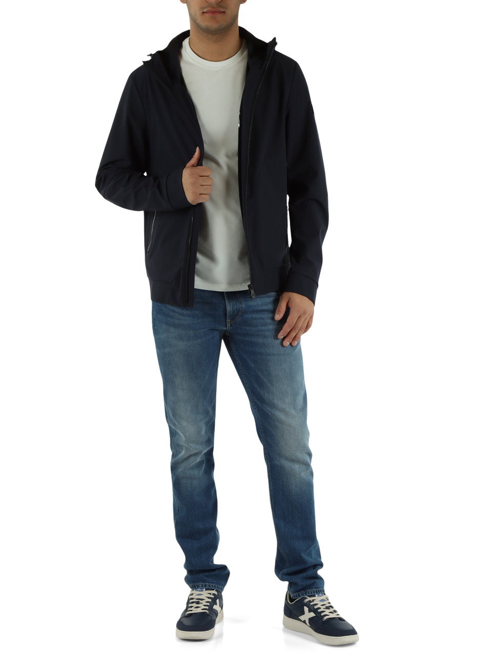 OFF WHITE | T-shirt in misto cotone e seta ZOLE 02