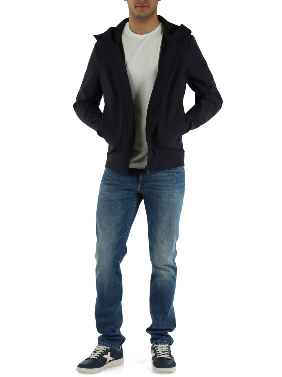 BLU SCURO | Giacca in tessuto a due strati SVALBARD SRT 01