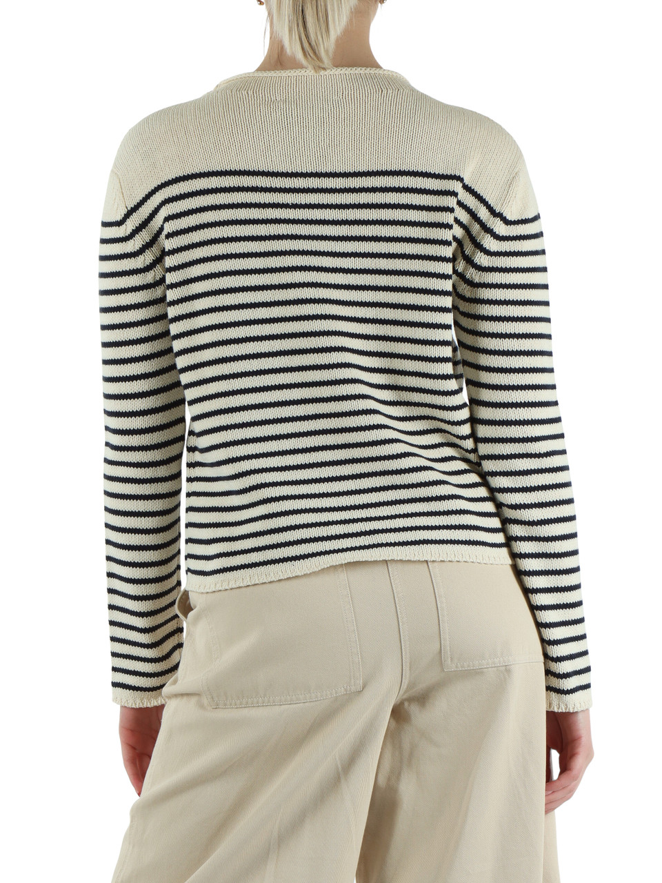 BEIGE | Maglia in misto cotone QUADRO