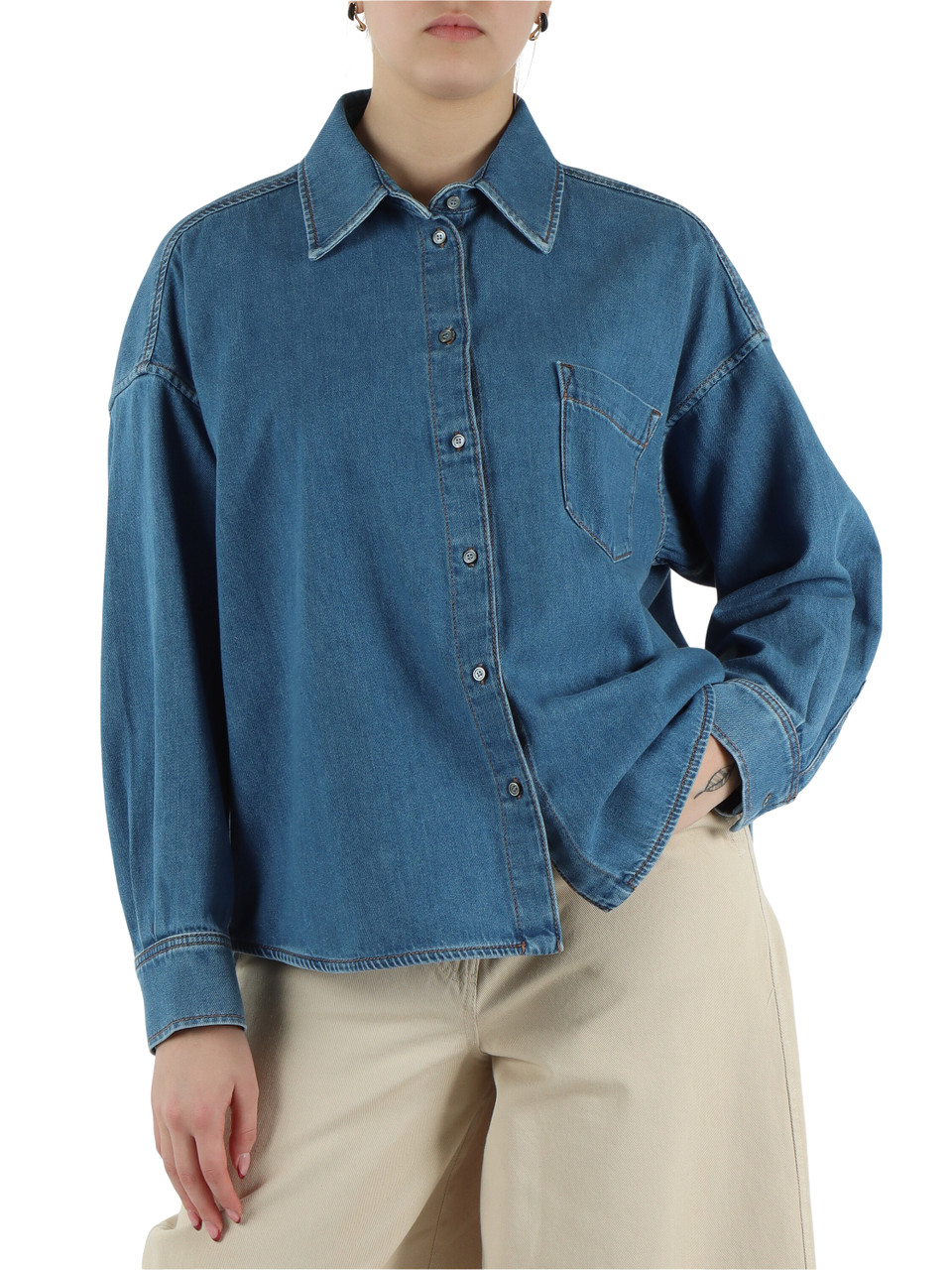 BLU | Camicia jeans oversize FOGGIA
