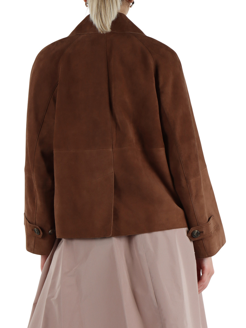 CUOIO | Giacca doppiopetto in suede SOSPIRO