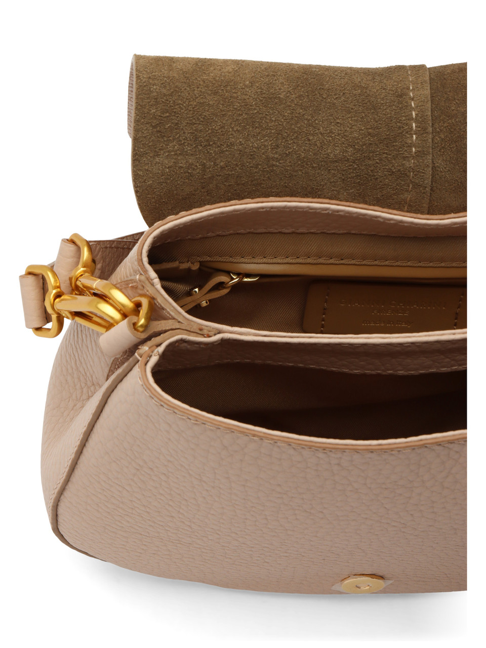 Puder | HELENA ROUND Medium Ledertasche