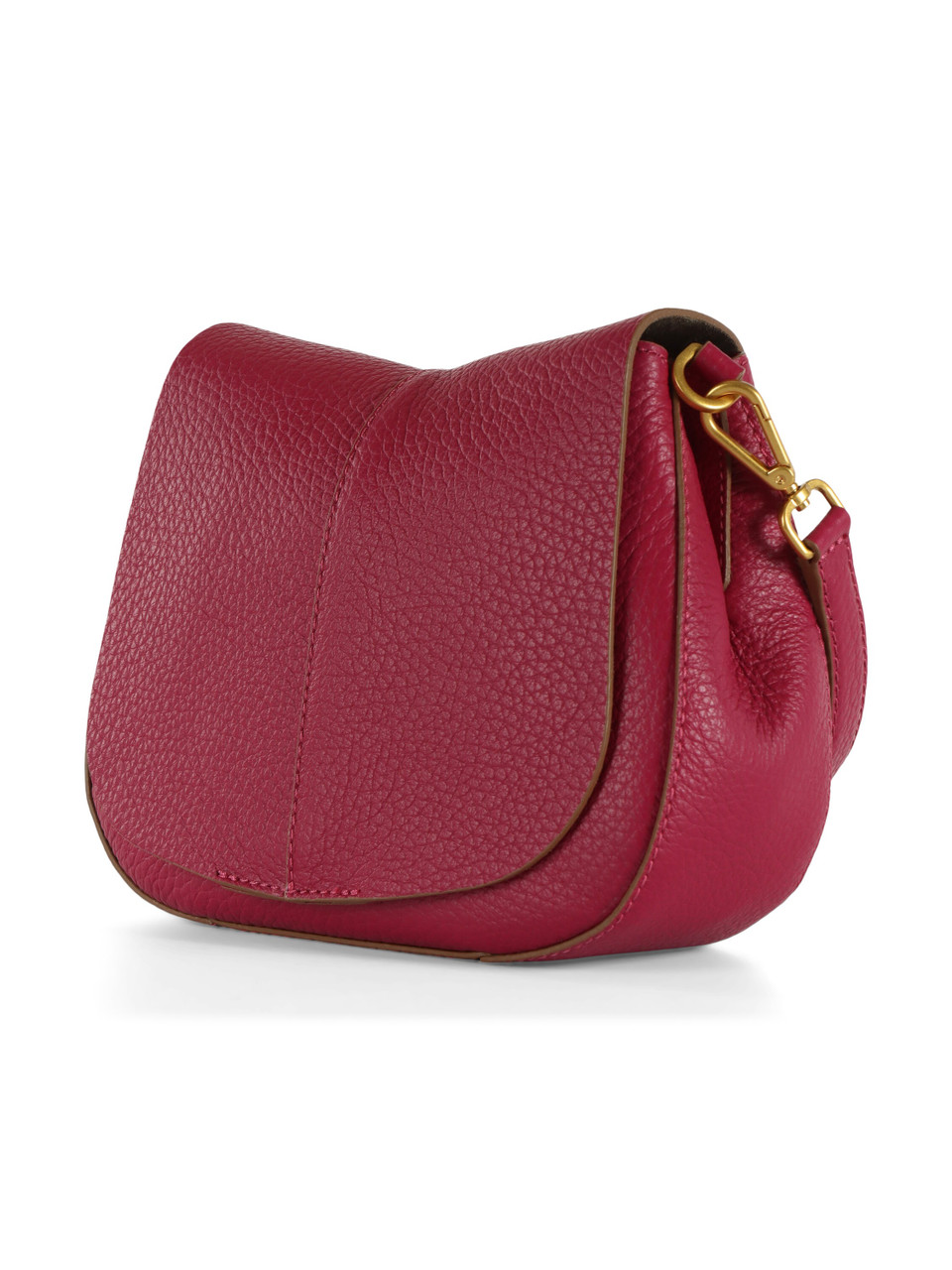 Alpenveilchen | HELENA ROUND Medium Ledertasche