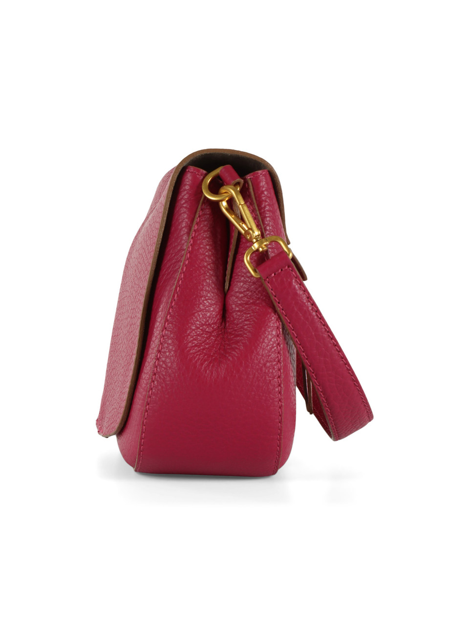CICLAMINO | Borsa in pelle HELENA ROUND Medium