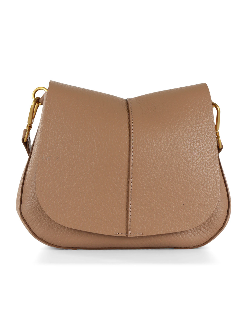 MARRONE CHIARO | Borsa in pelle HELENA ROUND Medium