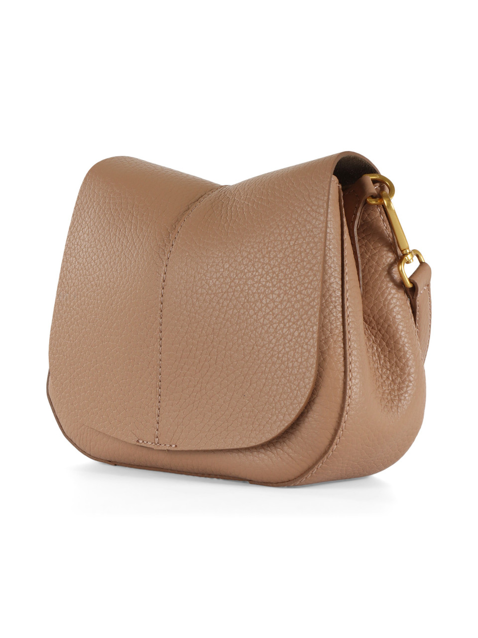 MARRONE CHIARO | Borsa in pelle HELENA ROUND Medium