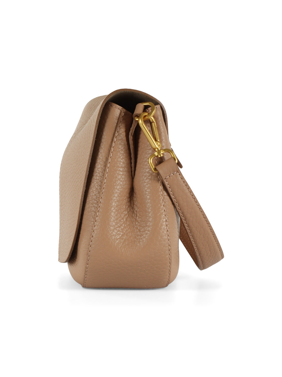 MARRONE CHIARO | Borsa in pelle HELENA ROUND Medium
