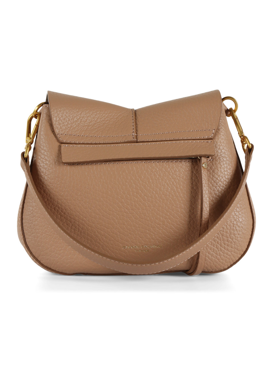 MARRONE CHIARO | Borsa in pelle HELENA ROUND Medium