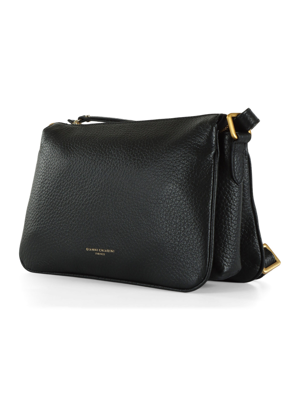 SCHWARZ | Schultertasche aus Leder BROOKE