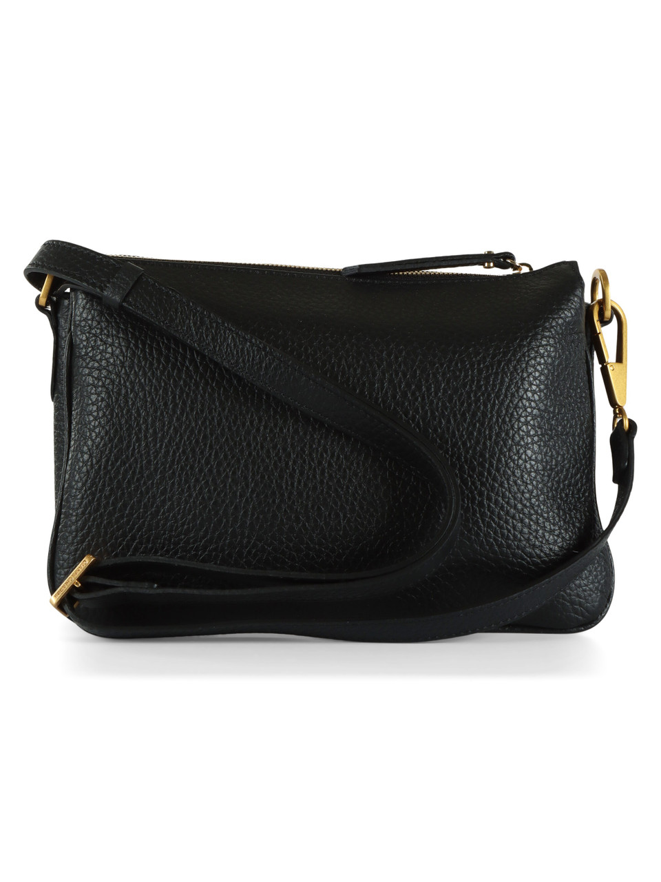 SCHWARZ | Schultertasche aus Leder BROOKE