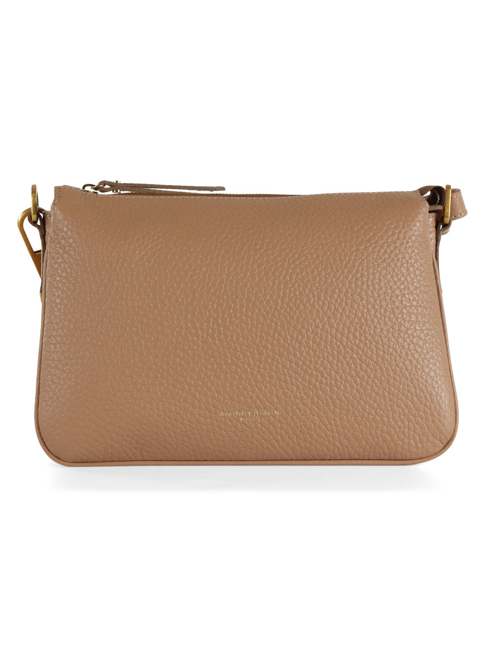 MARRONE CHIARO | Borsa a tracolla in pelle BROOKE