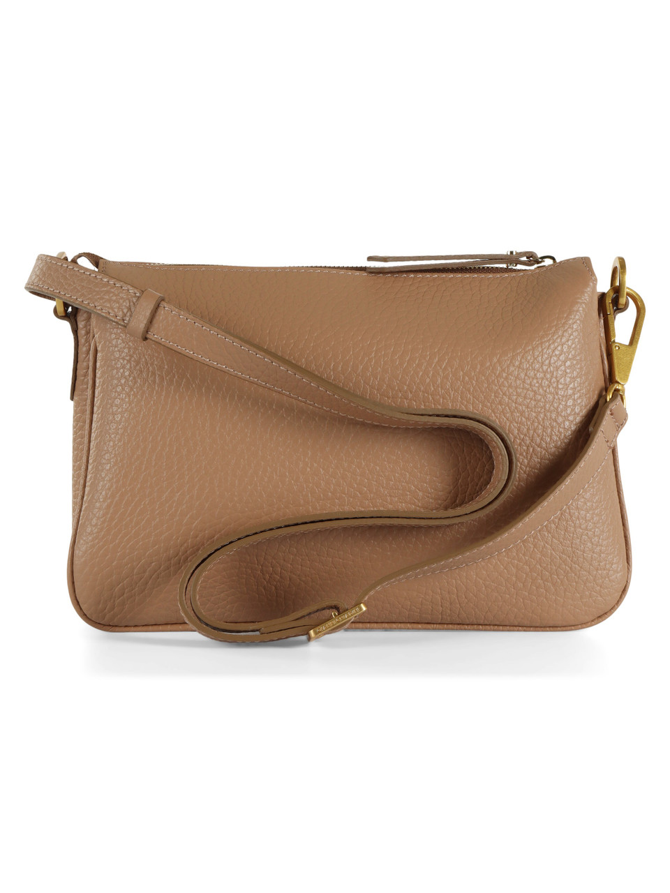 MARRONE CHIARO | Borsa a tracolla in pelle BROOKE