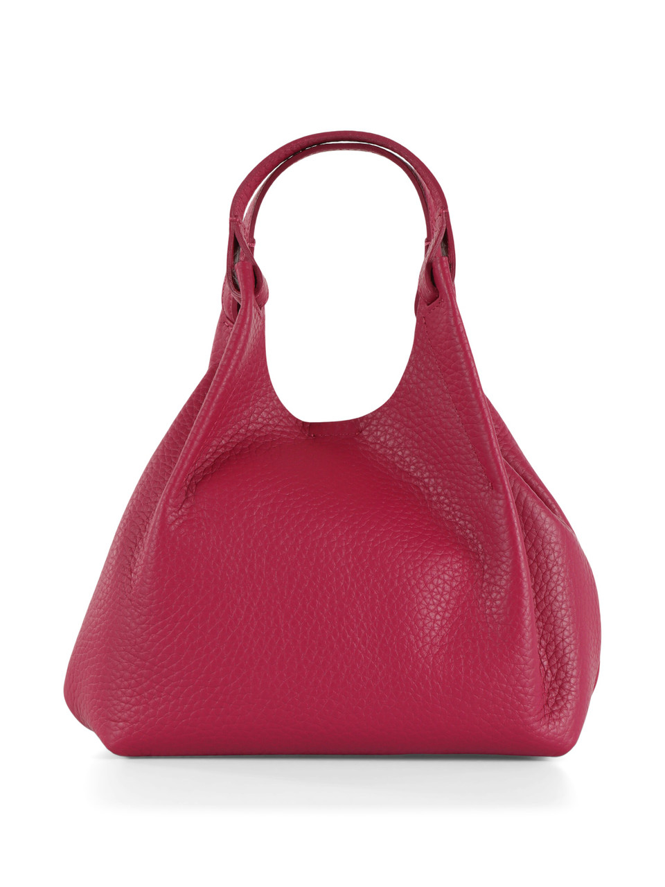 CICLAMINO | Borsa a mano in pelle martellata DUA Small