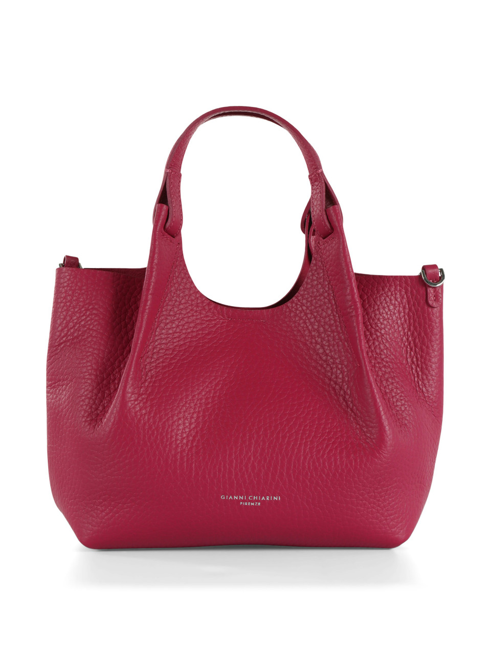 CICLAMINO | Borsa a mano in pelle martellata DUA Small