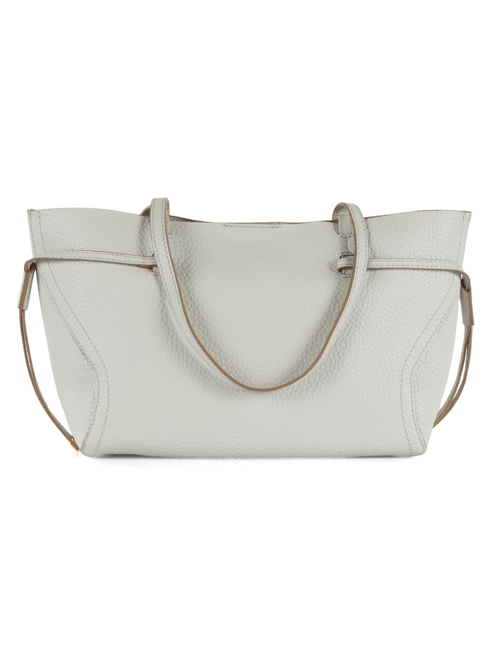 PANNA | Borsa shopping in pelle martellata VIOLETTE