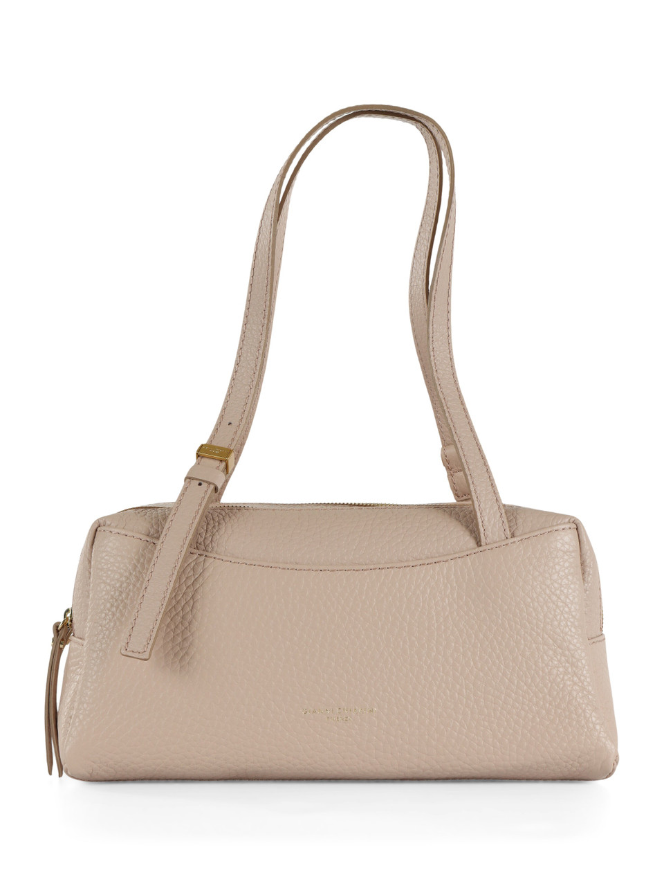 Puder | Schultertasche aus genarbtem Leder DEA