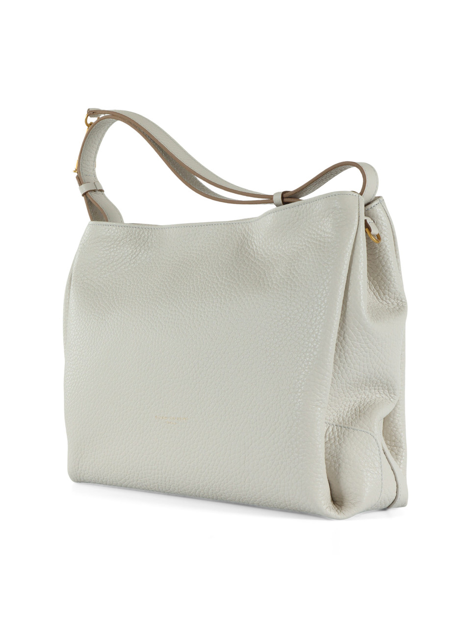 PANNA | Borsa a spalla in pelle martellata CECILE Large