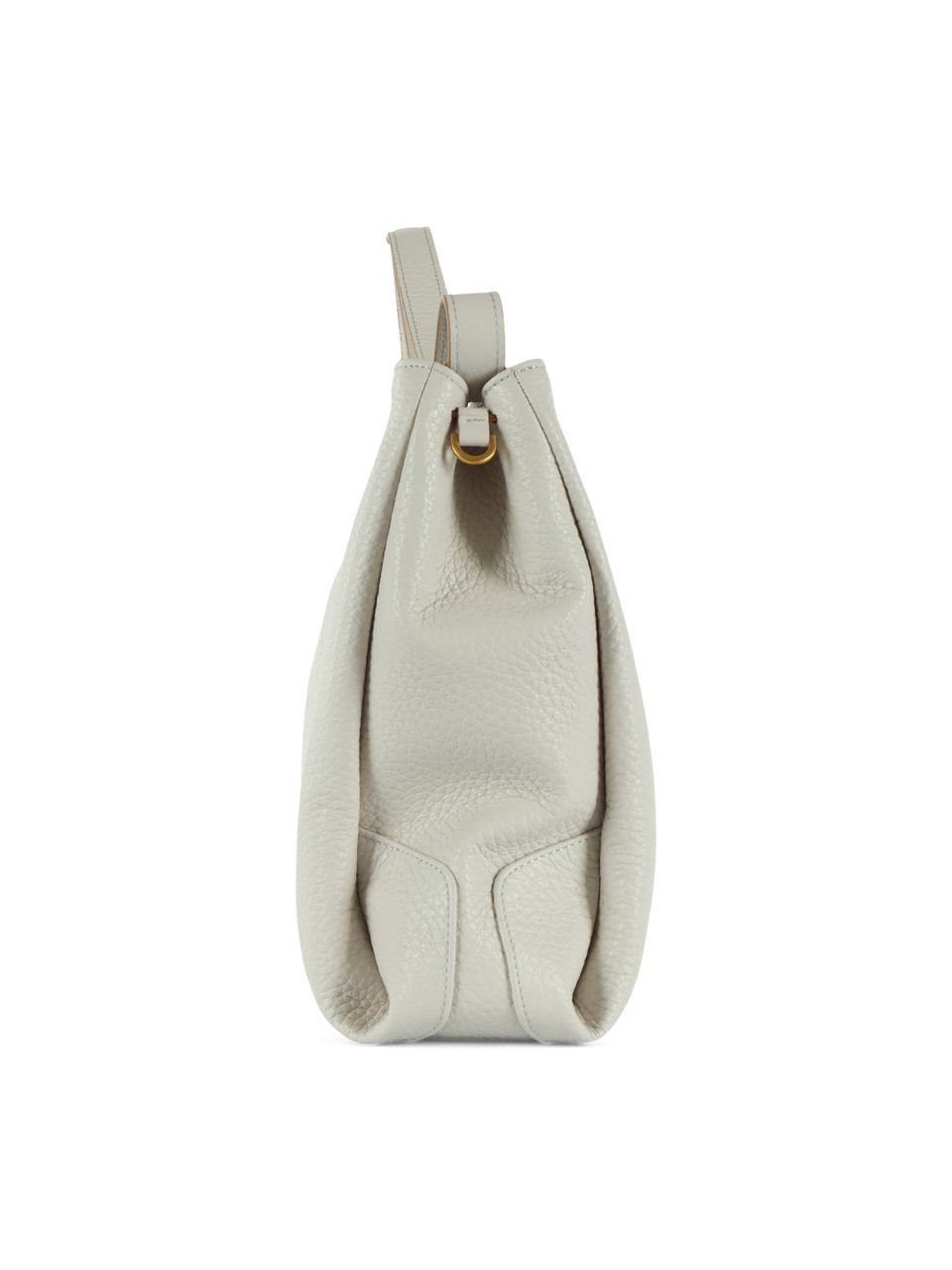 PANNA | Borsa a spalla in pelle martellata CECILE Large