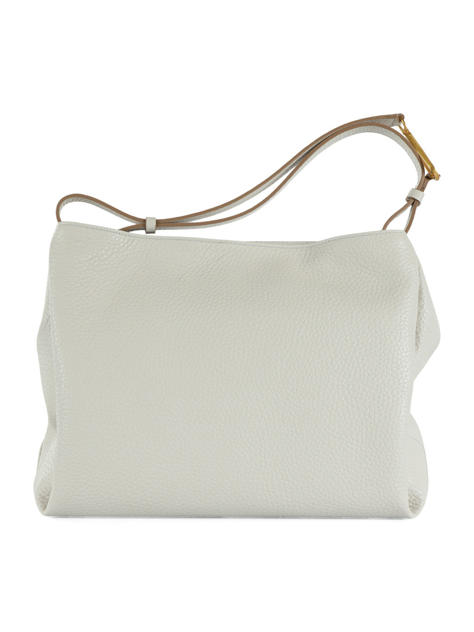 PANNA | Borsa a spalla in pelle martellata CECILE Large