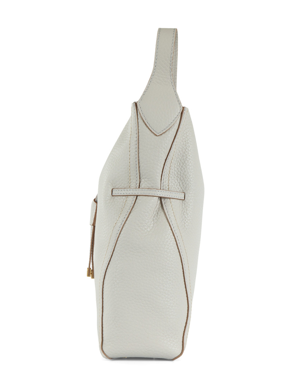 SAHNE | SIENNA Große Tasche aus genarbtem Leder