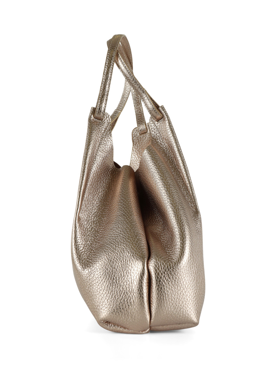 ORO | Borsa a spalla in pelle martellata DUA Large