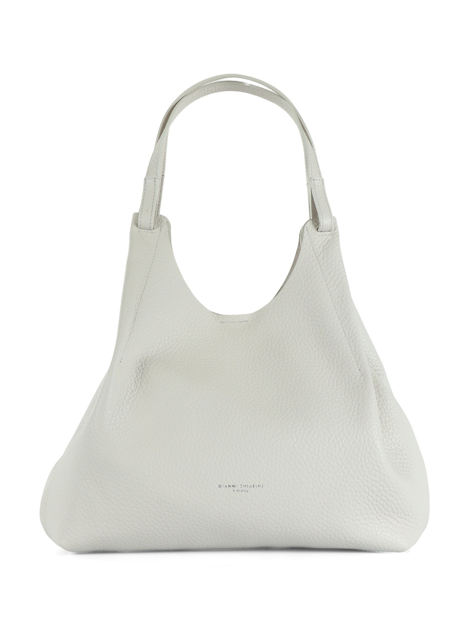 PANNA | Borsa a spalla in pelle martellata DUA Large