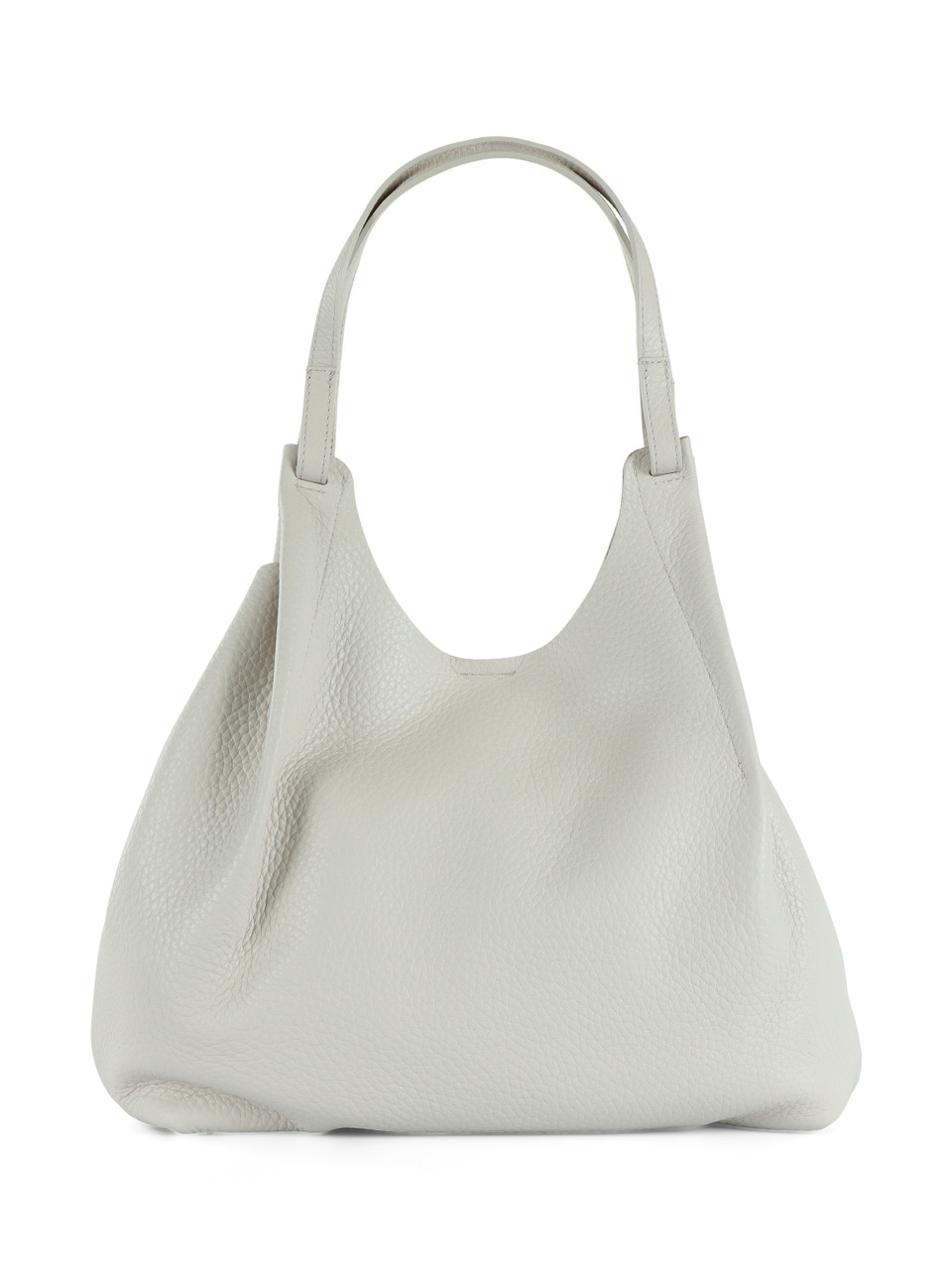 PANNA | Borsa a spalla in pelle martellata DUA Large