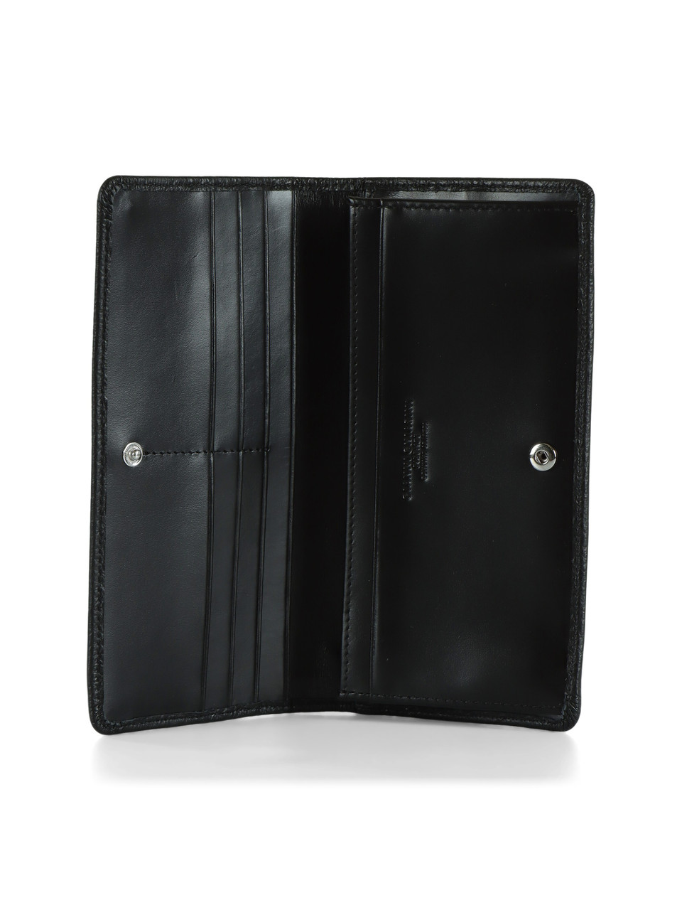 NERO | Portafoglio in pelle martellata con scritta logo