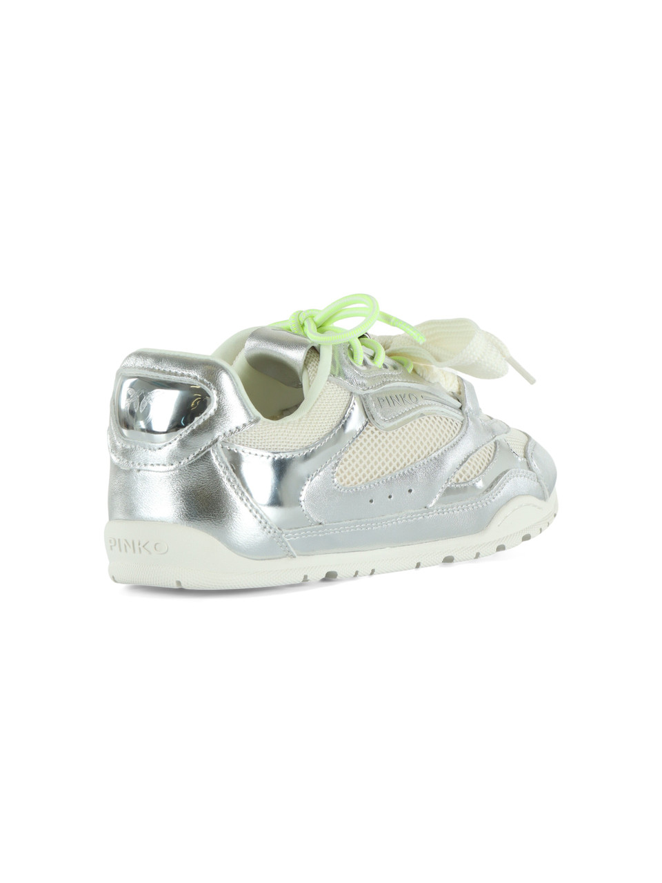 ARGENTO | Sneakers in pelle e tessuto YULIA 01