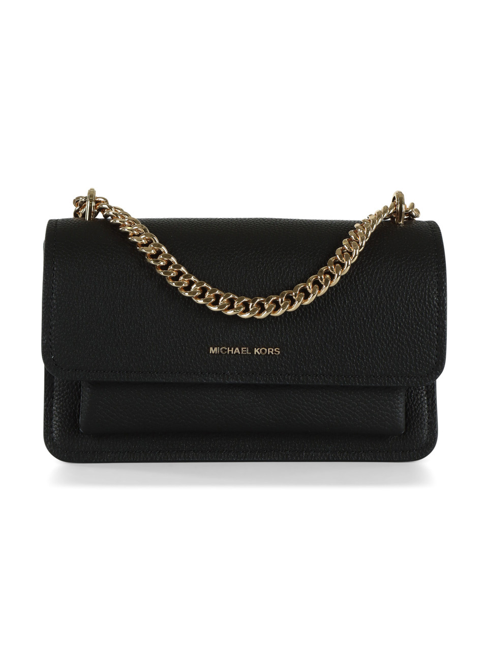 NERO | Borsa a tracolla in pelle martellata CLAIRE Large