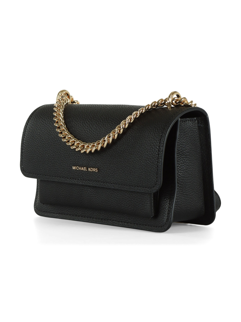 NERO | Borsa a tracolla in pelle martellata CLAIRE Large