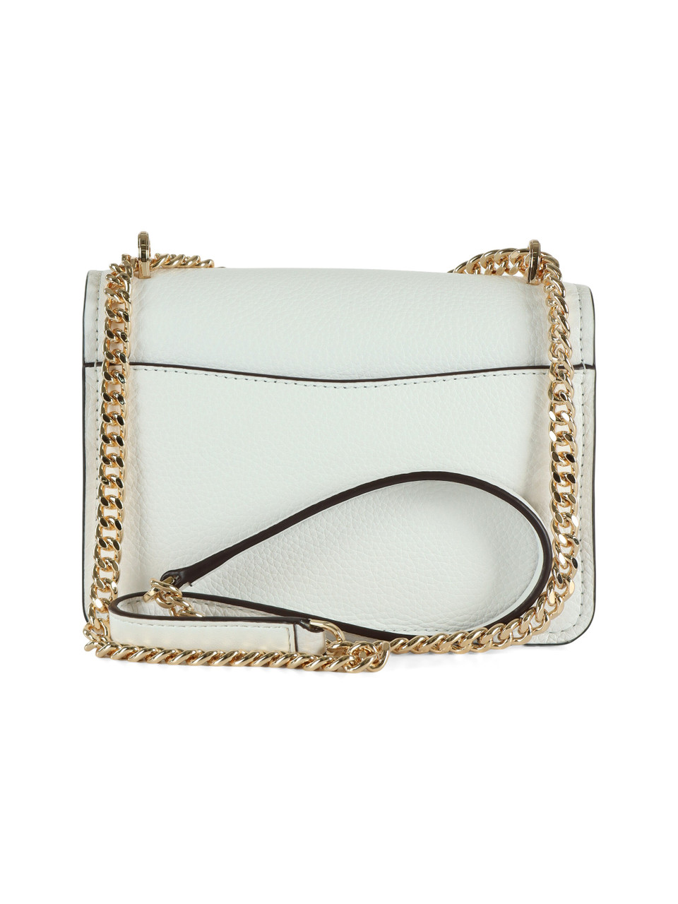 BIANCO | Borsa a tracolla in pelle martellata CLAIRE Small