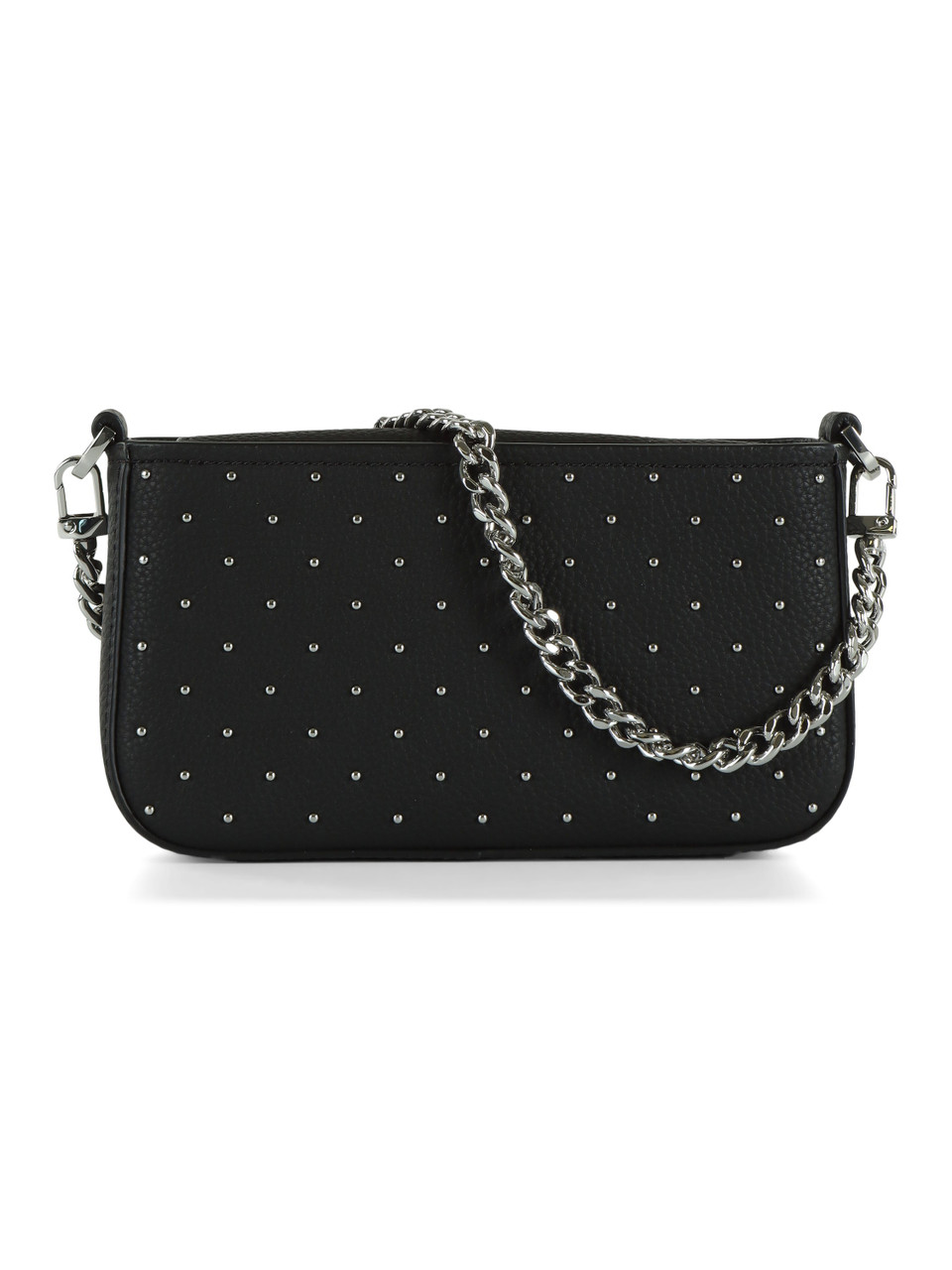 NERO | Borsa a tracolla in pelle martellata BRYANT Small