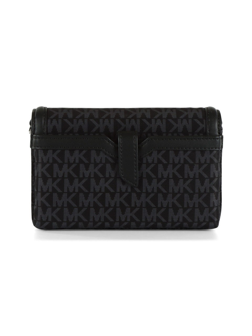 NERO | Borsa a tracolla in tessuto stampa logo JET SET Small