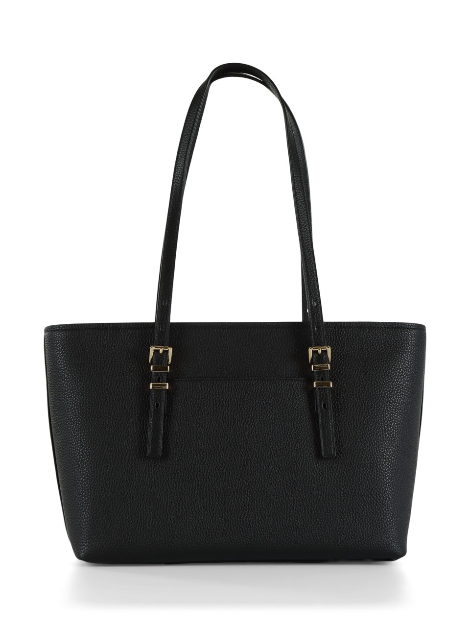 SCHWARZ | QUINN Tote Bag aus genarbtem Leder Medium
