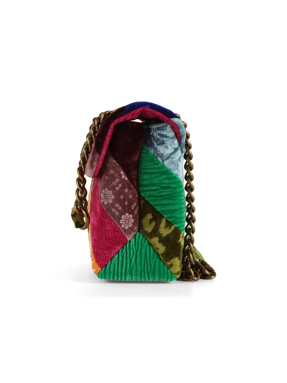 MULTICOLOR | Borsa a spalla in velluto KENSINGTON Large