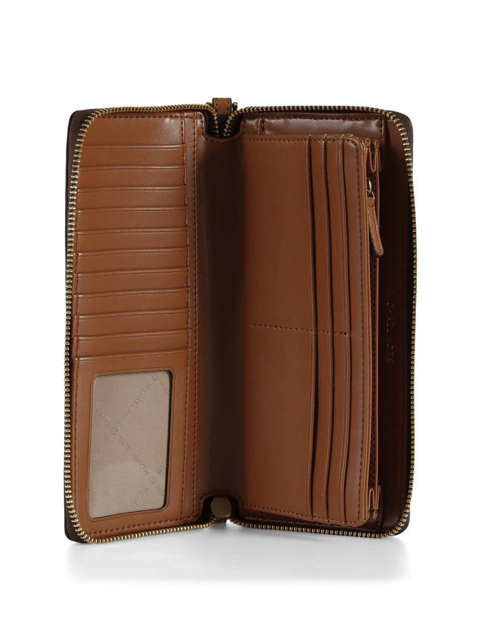 MARRONE | Portafoglio stampa logo JET SET