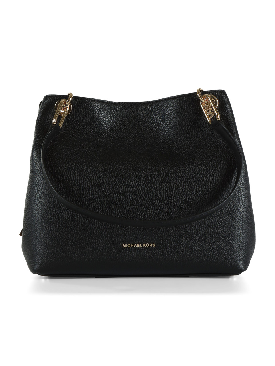 NERO | Borsa a spalla in pelle martellata KENSINGTON Large